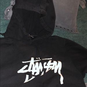 Black Stussy hoodie